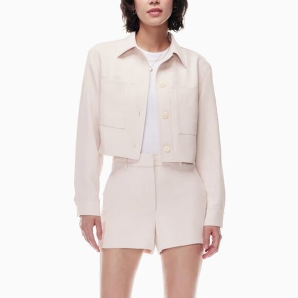 WILFRED Anthem Shorts Vin Gris 4 ARITZIA - Picture 2 of 11